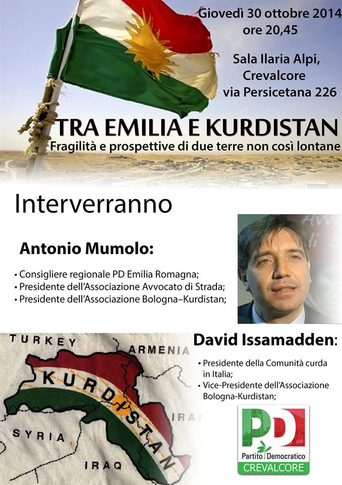 30.11.14  Crevalcore: “Tra Emilia e Kurdistan”