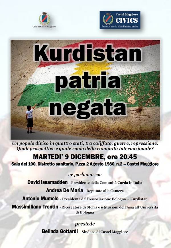 09.12.14 Castel Maggiore: “Kurdistan patria negata”