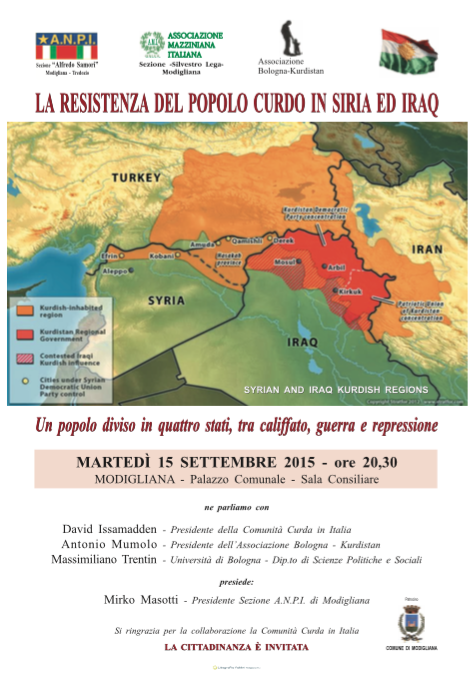 15.09.15 Modigliana (FC): “La resistenza del popolo curdo in Siria ed Iraq”