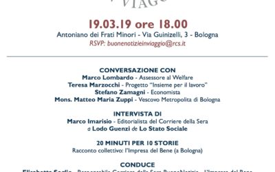 Buone notizie in viaggio il 19 marzo è a Bologna