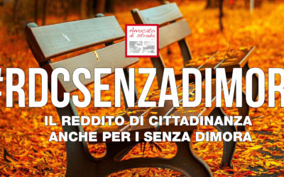 PETIZIONE. Il reddito di cittadinanza ANCHE per i senza dimora