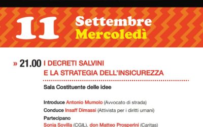 I Decreti Sicurezza e la strategia dell’insicurezza
