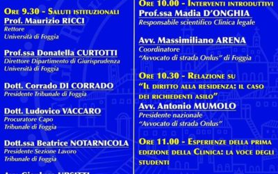 Convegno finale “Clinica legale Foggia”